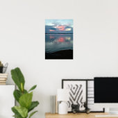 Pastel Sunset benutzerdefiniertes Poster (Heimbüro)
