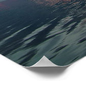 Pastel Sunset benutzerdefiniertes Poster (Ecke)