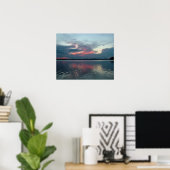Pastel Sunset benutzerdefiniertes Poster (Heimbüro)
