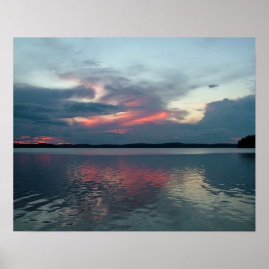 Pastel Sunset benutzerdefiniertes Poster (Vorne)