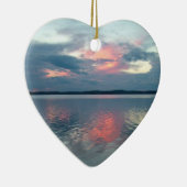 Pastel Sunset Keramik Ornament (Rechts)