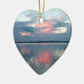 Pastel Sunset Keramik Ornament (Links)