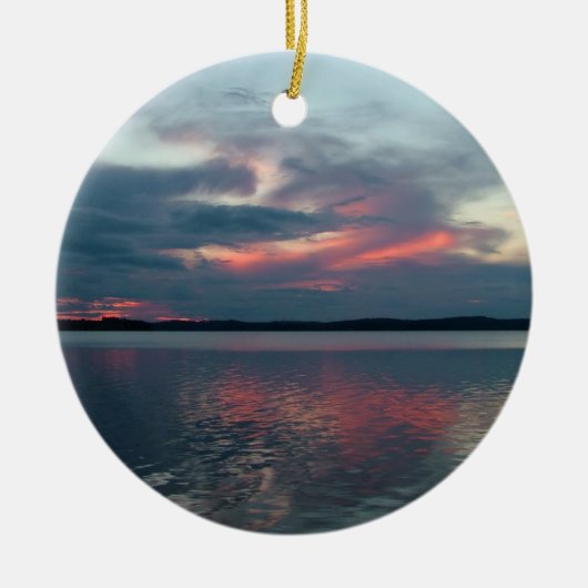 Pastel Sunset Keramikornament (Vorne)