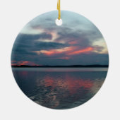 Pastel Sunset Keramikornament (Hinten)