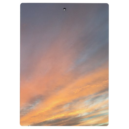 Pastel Sunset Klemmbrett (Rückseite)