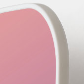 Pastel Sunset Pink Lila Ombre Gradient Pickleball Schläger (Linke Seite)