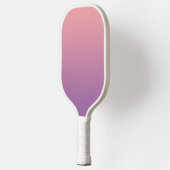 Pastel Sunset Pink Lila Ombre Gradient Pickleball Schläger (Links)