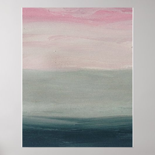 Pastel Sunset Poster (Vorne)