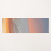 Pastel Sunset Sky Yogamatte (Vorderseite (Horizontal))