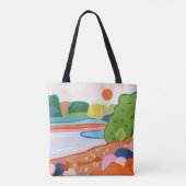 Pastel Sunset über dem Tal Tasche (Rückseite)