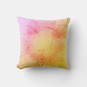 Pastel Sunset Wasserfarben-Kissen Kissen