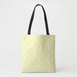 PASTEL SUNSHINE YELLOW MIT WEISSEN BABYFÜTTEN TASCHE