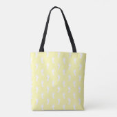PASTEL SUNSHINE YELLOW MIT WEISSEN BABYFÜTTEN TASCHE (Rückseite)