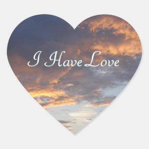 Pastel Sunste Heart Stickers