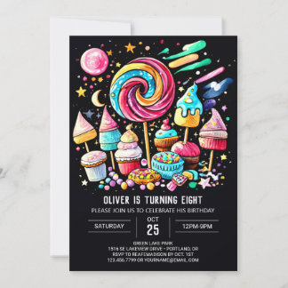 Pastel Sweet Celebration Geburtstag Einladung