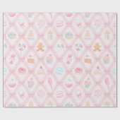 Pastel Sweet Holiday Treats Geschenkpapier (Flach)