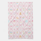 Pastel Sweet Holiday Treats Geschirrtuch (Vertikal)