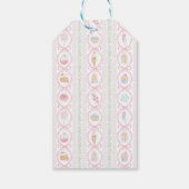 Pastel Sweet Holiday Treats Monogram Crest Geschenkanhänger (Rückseite)