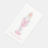 Pastel Sweet Holiday Treats Monogram Crest Serviette (Ecke)