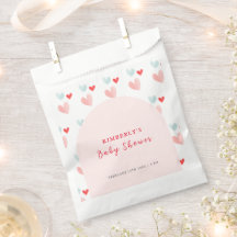 Pastel Sweetheart Arch Valentines Babydusche