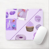 Pastel Sweets Aesthetic Mouse Pad Mousepad (Mit Mouse)