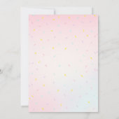 Pastel Sweets Candy Birthday Invitation Einladung (Rückseite)