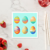 Pastel Swirl Ostereier Serviette (Beispiel)