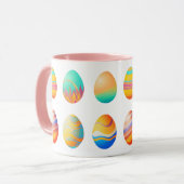 Pastel Swirl Ostereier Tasse (Vorderseite Links)