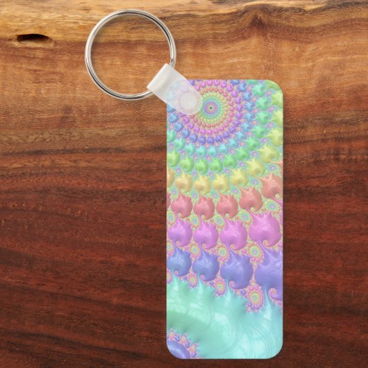Pastel Swirl - Schlüsselanhänger (Vorderseite)