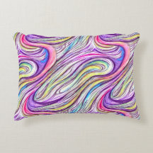 Pastel Swirlscape Akzent Pillow