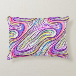 Pastel Swirlscape Akzent Pillow Dekokissen