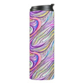 Pastel Swirlscape Thermal Tumbler Thermosbecher (Nach links gedreht)