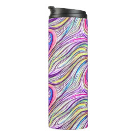 Pastel Swirlscape Thermal Tumbler Thermosbecher