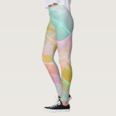 Pastel Symphony of Floating Sheer Ribbons Leggings (Links)