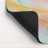 Pastel Symphony of Floating Sheer Ribbons Mousepad (Ecke)