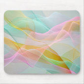 Pastel Symphony of Floating Sheer Ribbons Mousepad (Vorne)