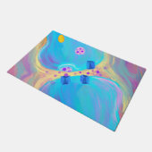 Pastel Synapse Fußmatte (Schrägansicht)