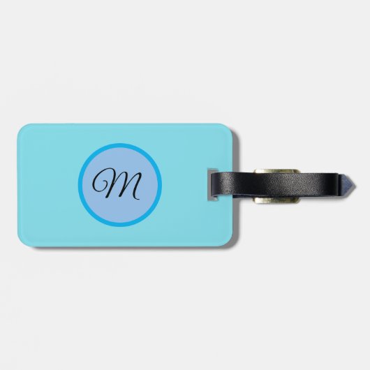 Pastel Synapse Gepäckanhänger (Rückseite horizontal)