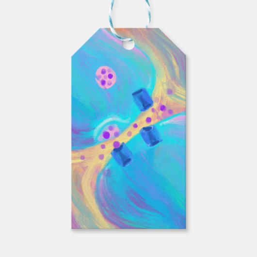 Pastel Synapse Geschenkanhänger (Vorderseite)