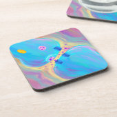 Pastel Synapse Getränkeuntersetzer (Linke Seite)
