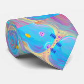 Pastel Synapse Krawatte (Gerollt)