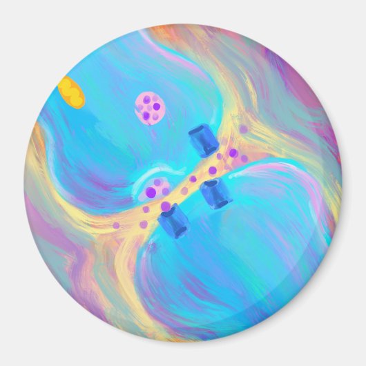 Pastel Synapse Magnet (Vorne)