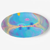 Pastel Synapse Pappteller (Schrägansicht)