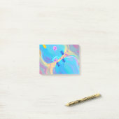 Pastel Synapse Post-it Klebezettel (Auf Schreibtisch)