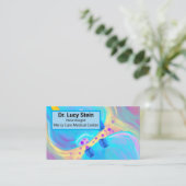 Pastel Synapse Visitenkarte (Stehend Vorderseite)