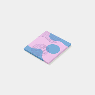 Pastel-Synthwave-Vaporwave-Retro-Post notiert Post-it Klebezettel