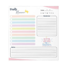 Pastel-Tagesplaner - Aufgabenliste, Erinnerung & N