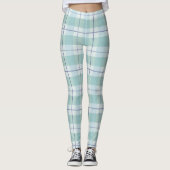 Pastel Tartan Pattern Leggings (Vorderseite)