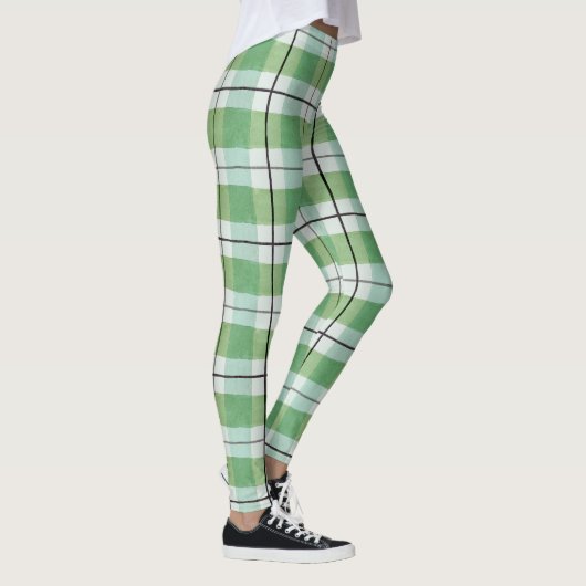 Pastel Tartan Pattern Leggings (Rechts)