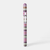 Pastel Tartan Plaid Pattern Design iPhone 16 Hülle (Linke Seite)